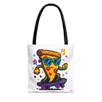 Pizza Skater Tote Bag Design, Fun Bag