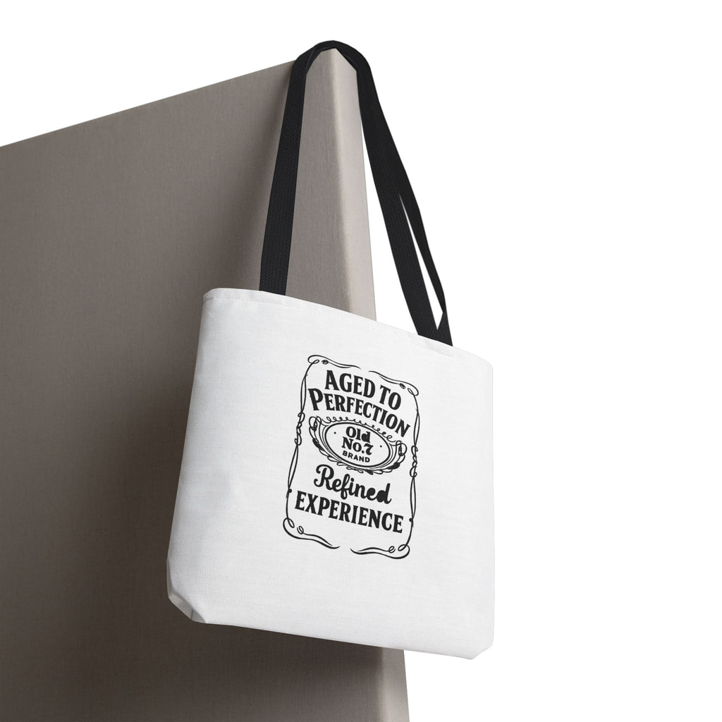 Aged to perfection Tote Bag, Inspirational Gift, Eco-Friendly Shopping Bag