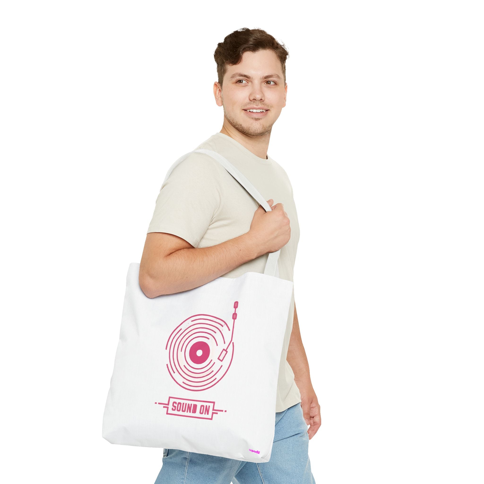 Sound On Tote Bag Design, Fun Bag