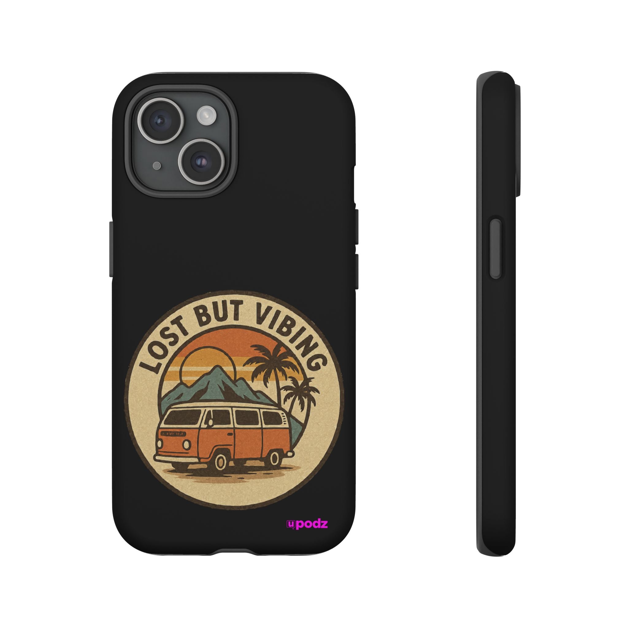 Lost But Vibing Design, Tough Cases, Phone Cover