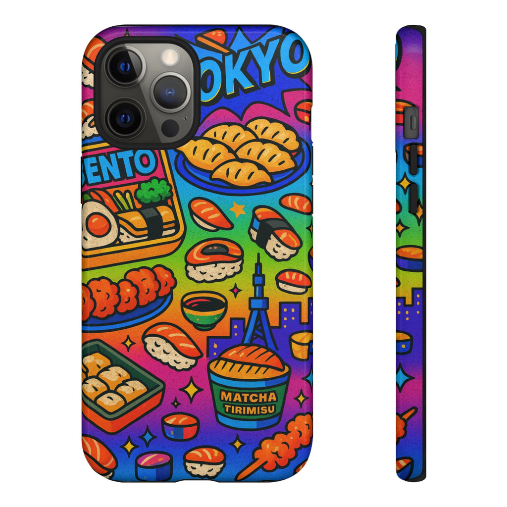 Bento Box, White Cover Design, Tough Cases, Phone Cover