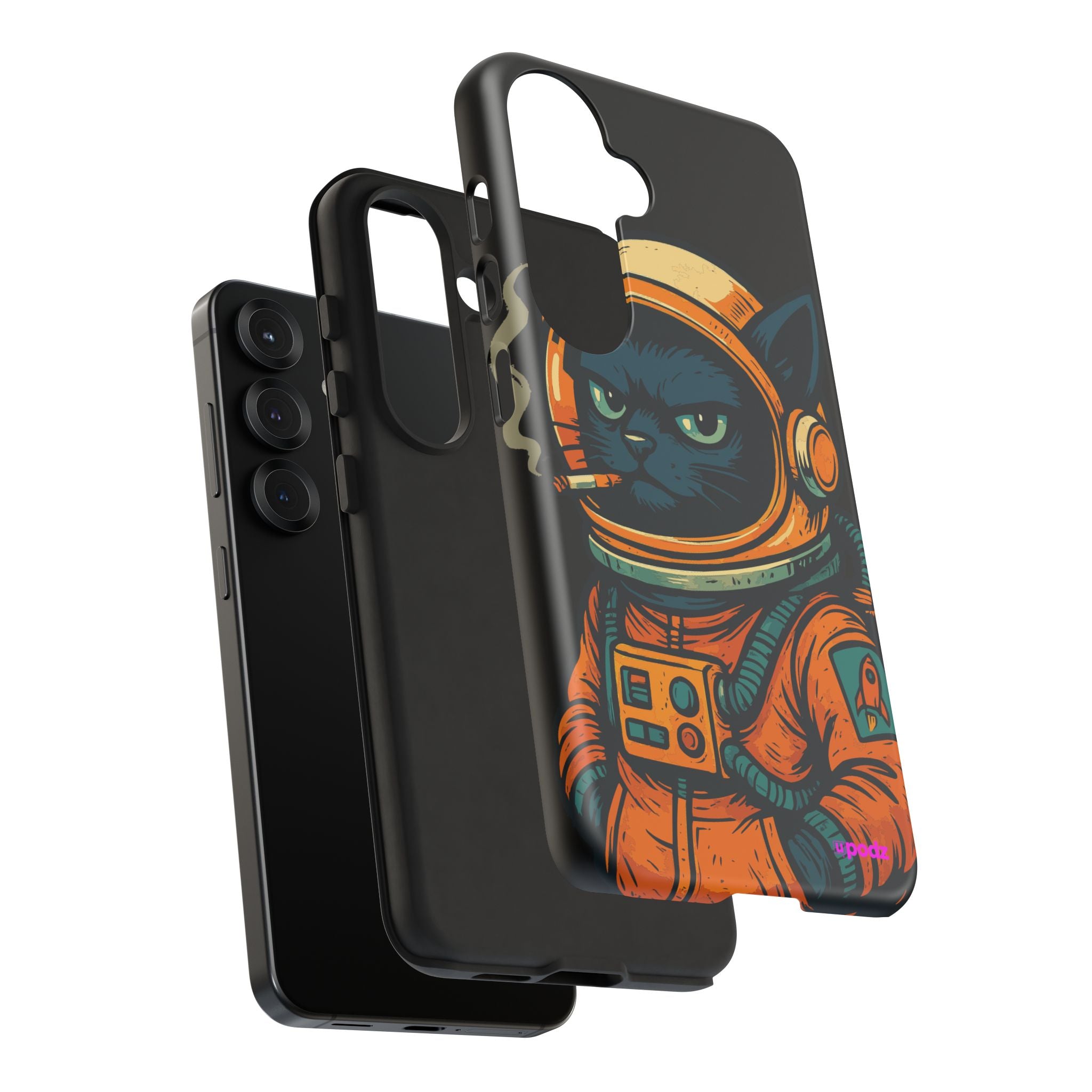 Smoking Cat Design, Tough Cases, Phone Cover