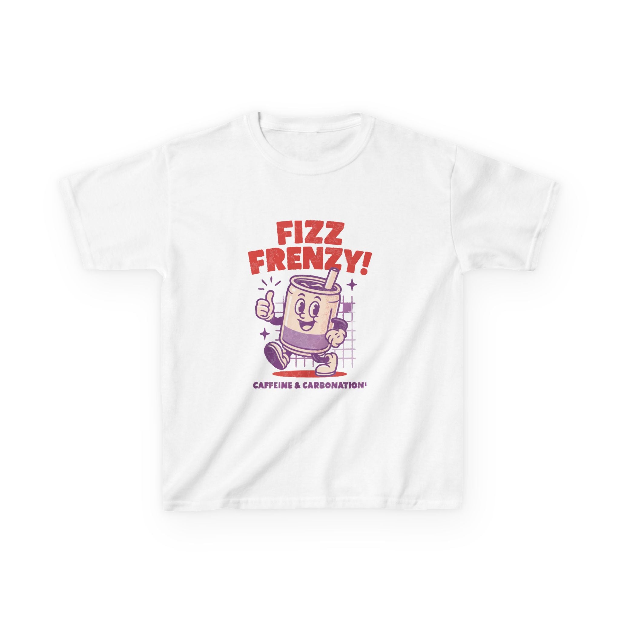Fizz Frenzy! Kids Tee, Fun Graphic Tee, Kids Cotton T-Shirt