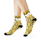 Weiner Fest Socks, Funky Design