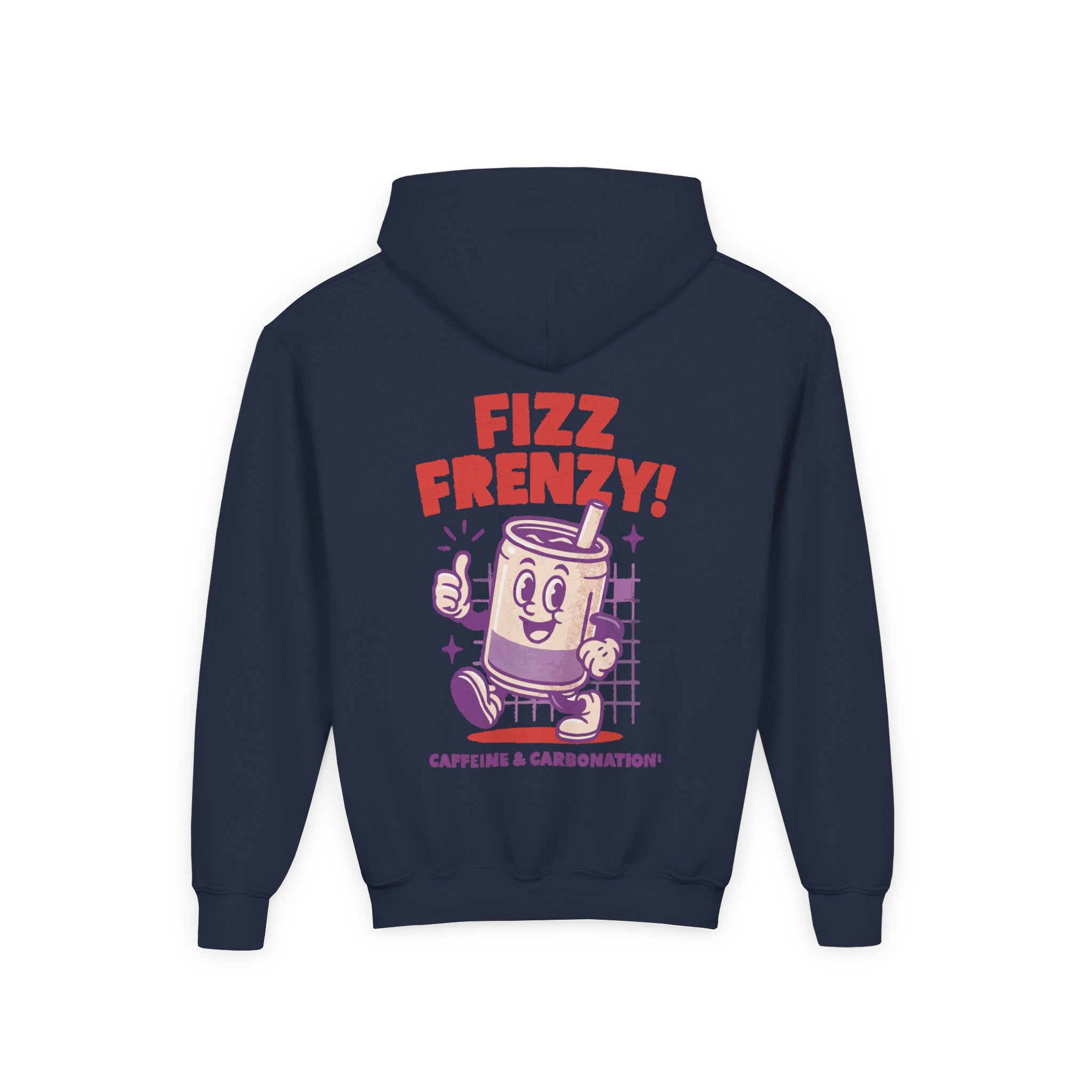 Soda Fizz Frenzy Youth Hooded Sweatshirt, Casual Wear