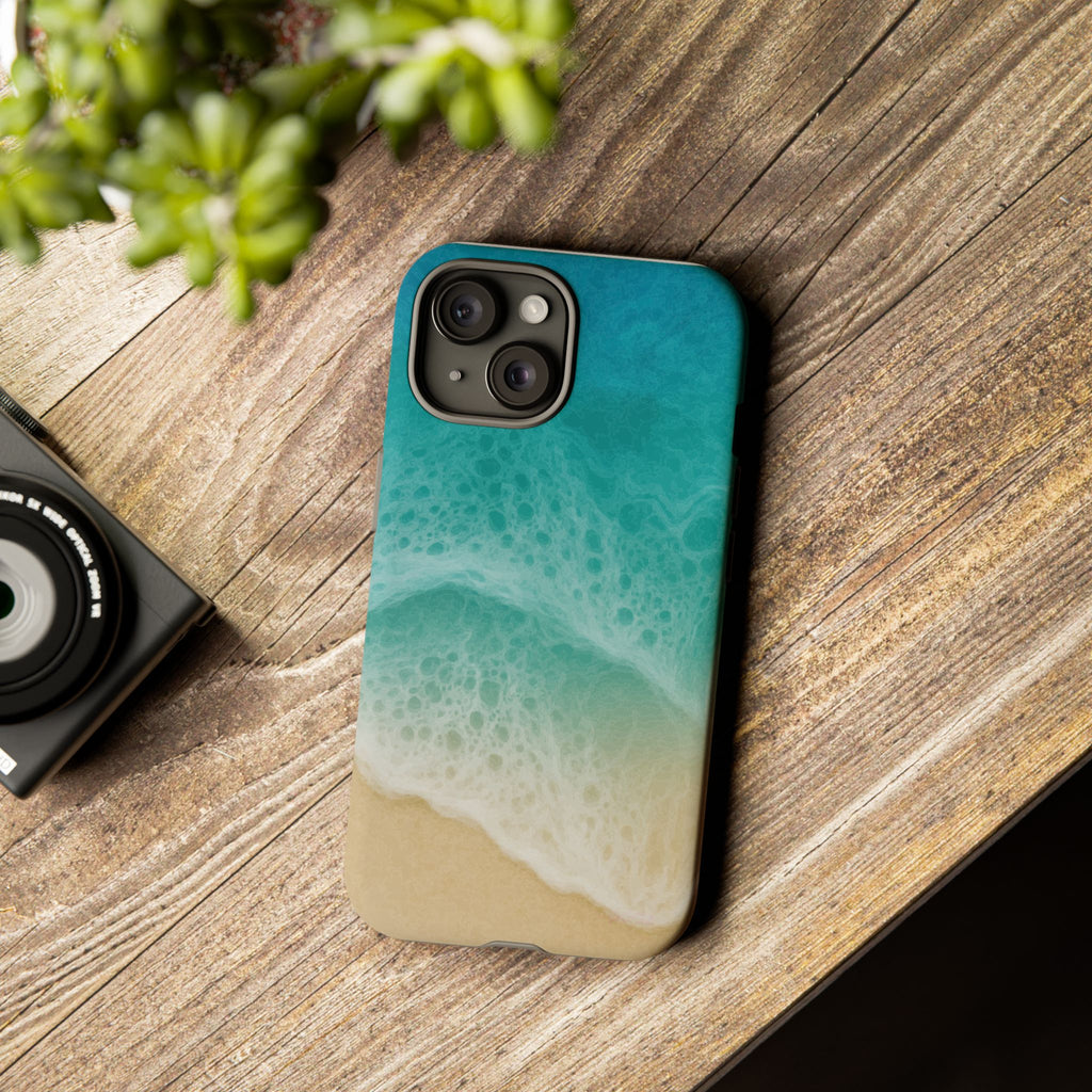 Resin Art, White Cover Design, Tough Cases, Phone Cover
