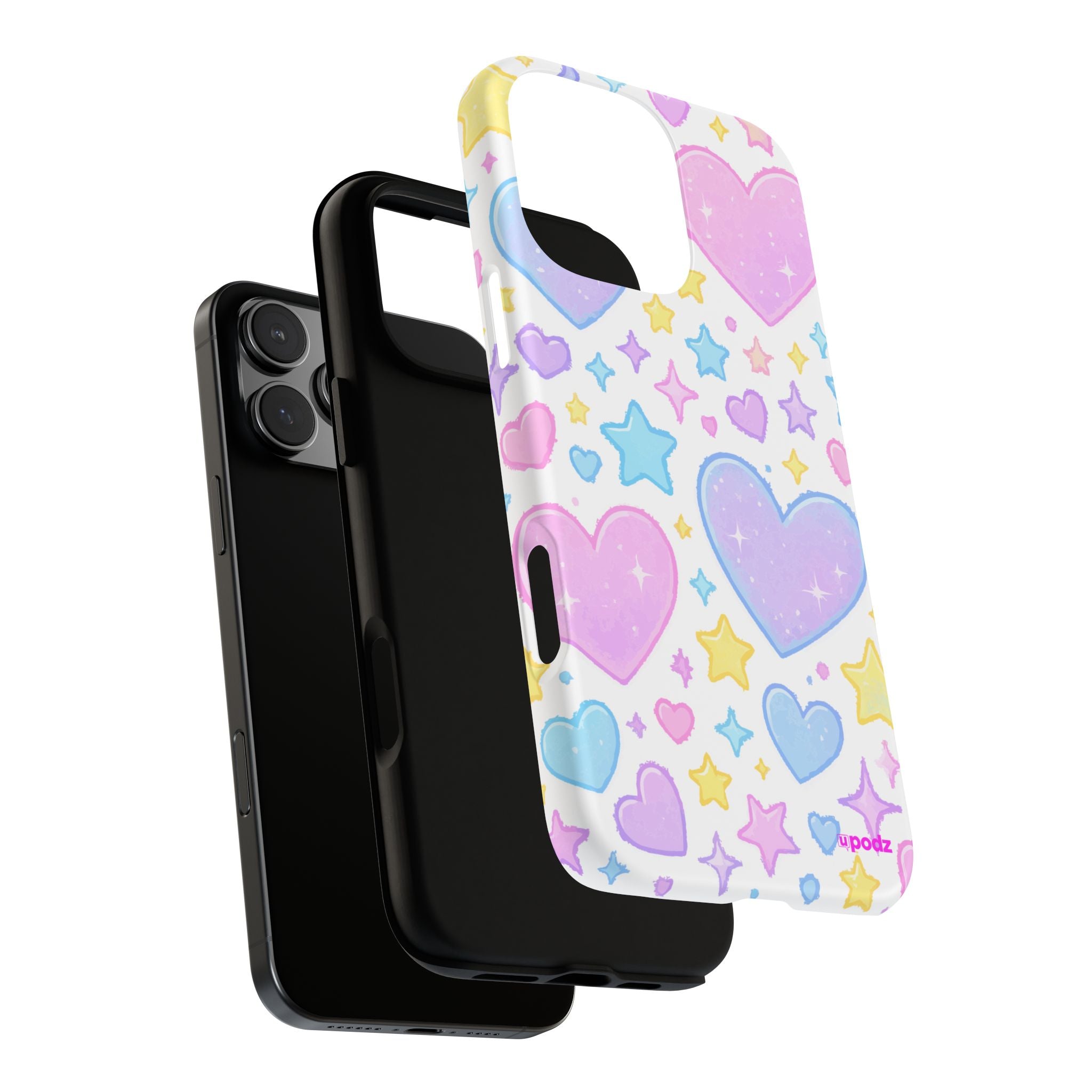 Colourful Doodle Design, Tough Cases, Phone Cover