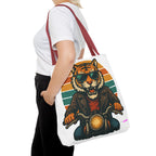 Tiger Rider Tote Bag - Quirky Fun Bag