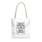 Aged to perfection Tote Bag, Inspirational Gift, Eco-Friendly Shopping Bag