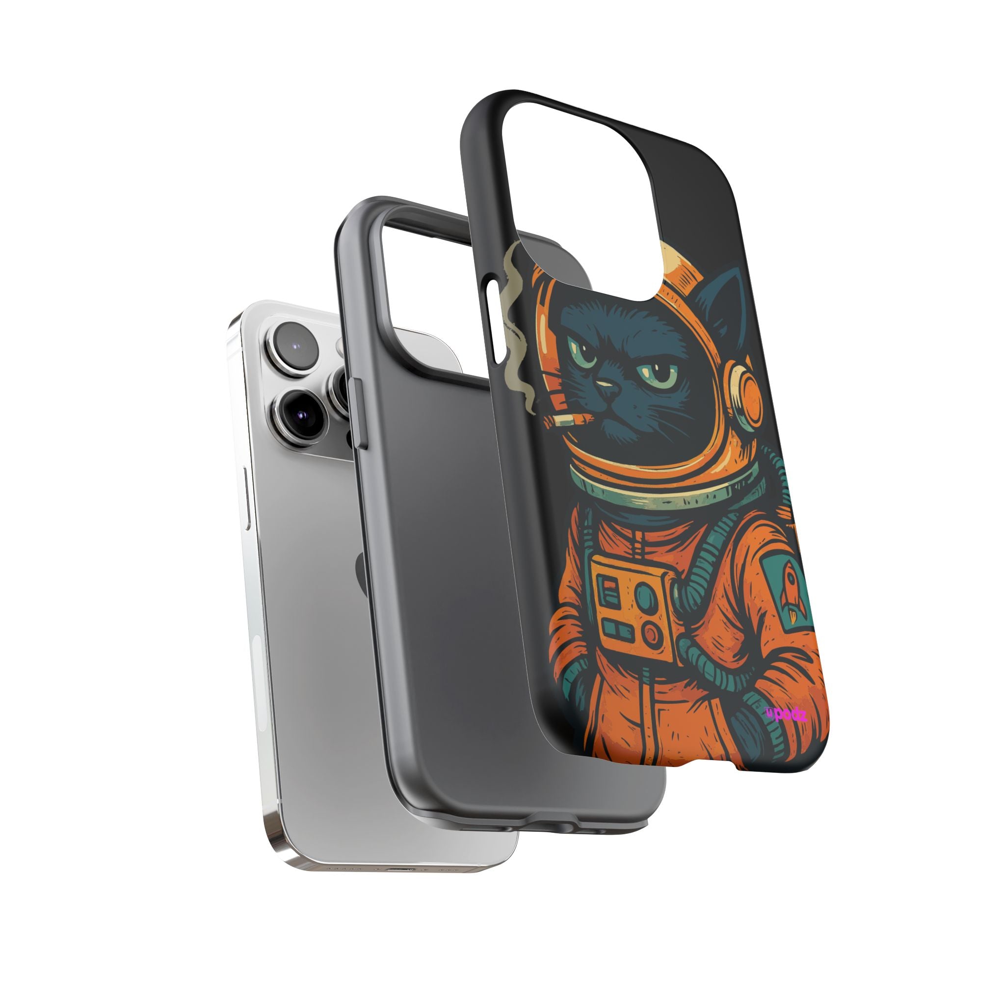 Smoking Cat Design, Tough Cases, Phone Cover