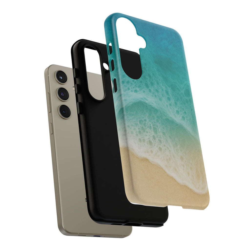 Resin Art, White Cover Design, Tough Cases, Phone Cover