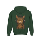 Cool Cat, Youth Hooded Sweatshirt, Casual Wear