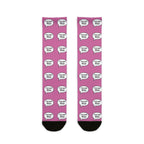 Copy of I've got Rizz Pink, Fun Playful Sublimation Crew Socks