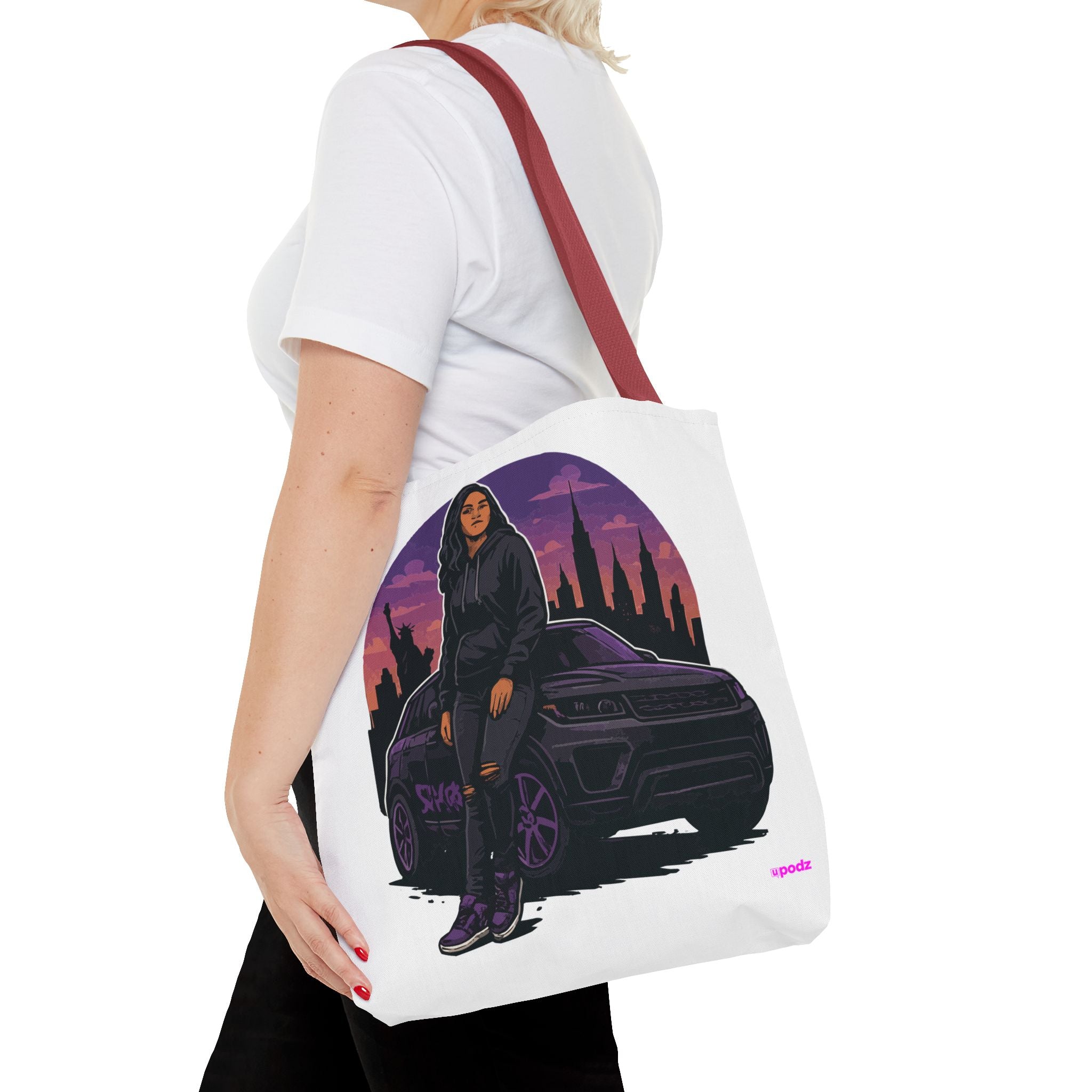 Just Cruzin Tote Bag - Quirky Fun Bag