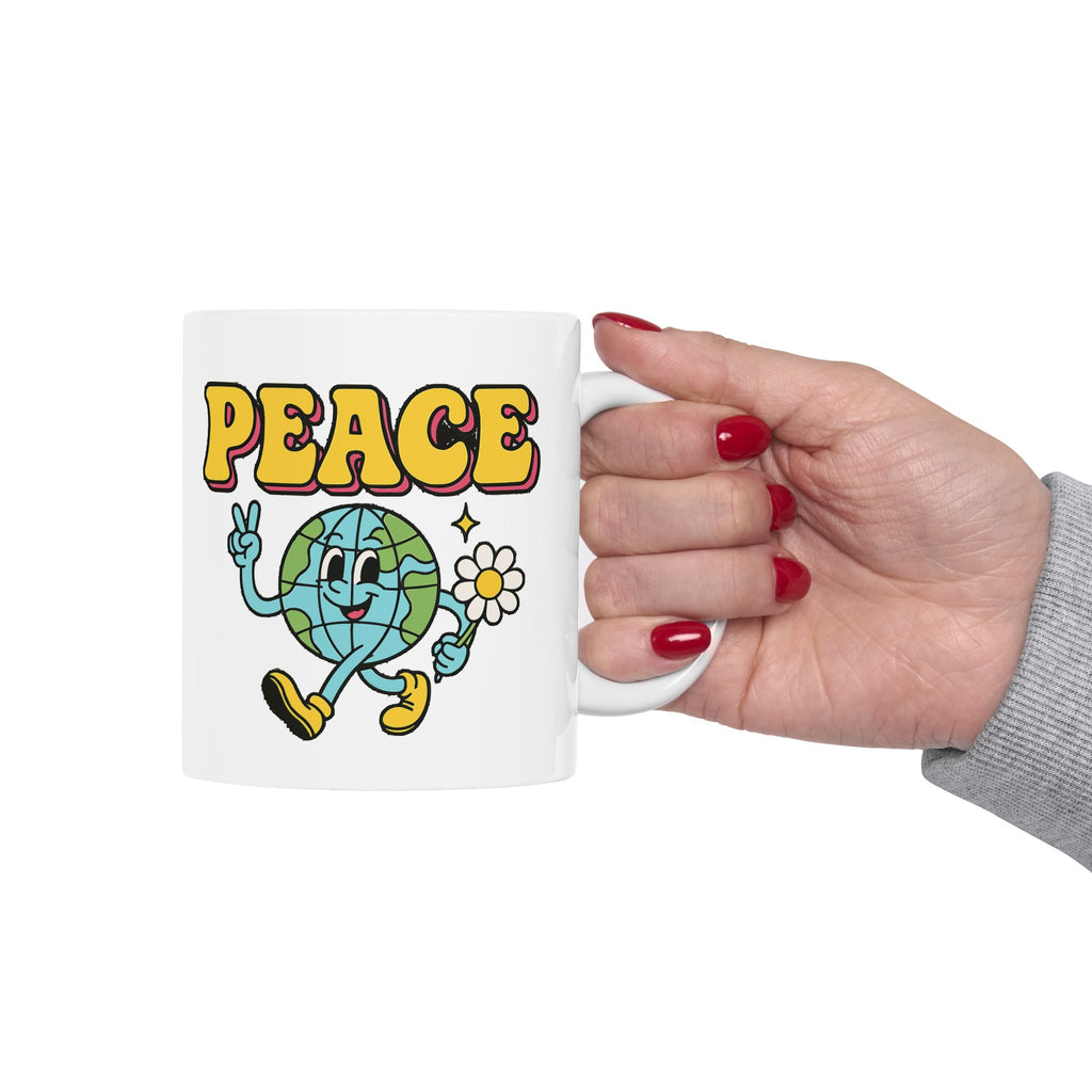 Peace Ceramic Mug |  Personalized Mug