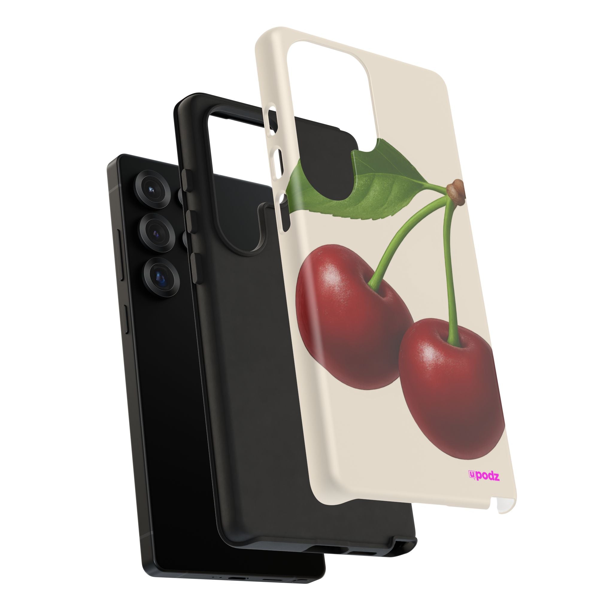 Red Cherry Design, Tough Cases, Phone Cover