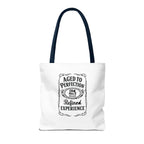 Aged to perfection Tote Bag, Inspirational Gift, Eco-Friendly Shopping Bag