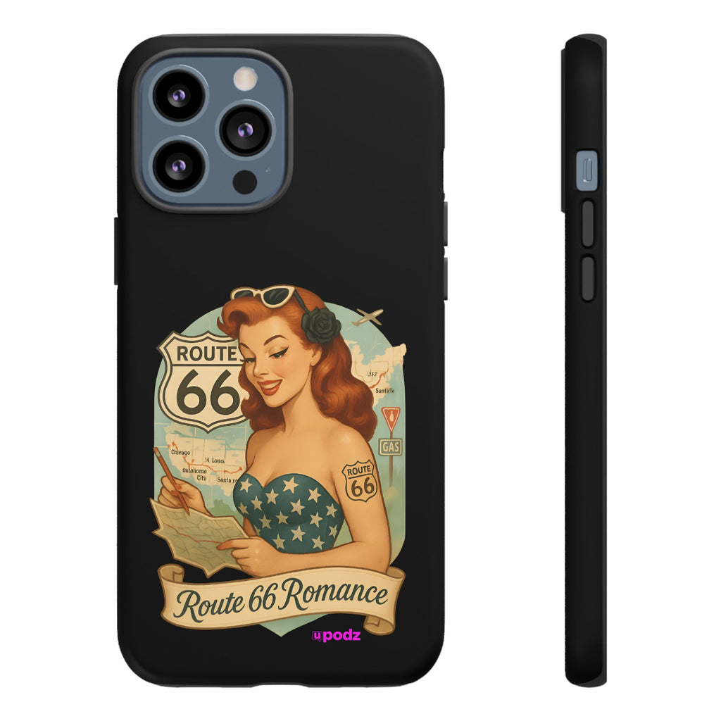 Route 66 Design, Tough Cases, Phone Cover, Unique Gift