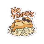 No Thanks Die-Cut Magnets | Cute Home Decor