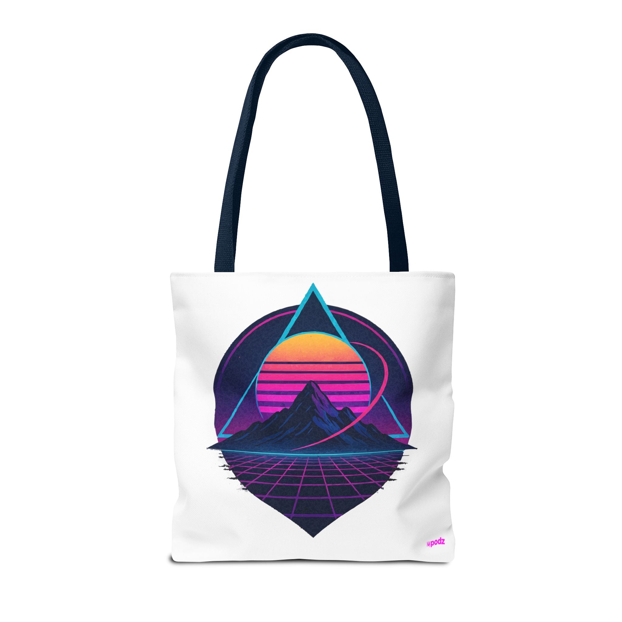 Sunset Mountain Tote - Quirky Design, Fun Bag