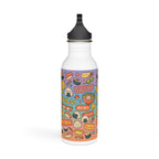 Sushi Cartoon - Water Bottle, Reusable Sports Hydration Flask