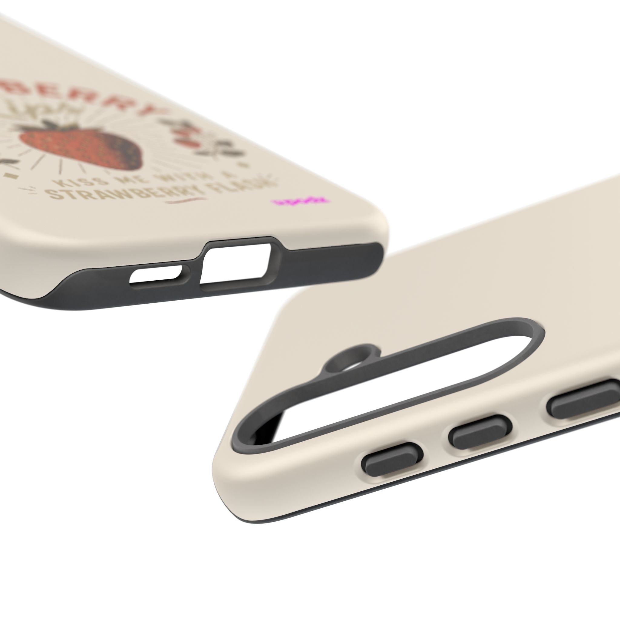 Strawberry Lips Design, Tough Cases, Phone Cover, Unique Gift
