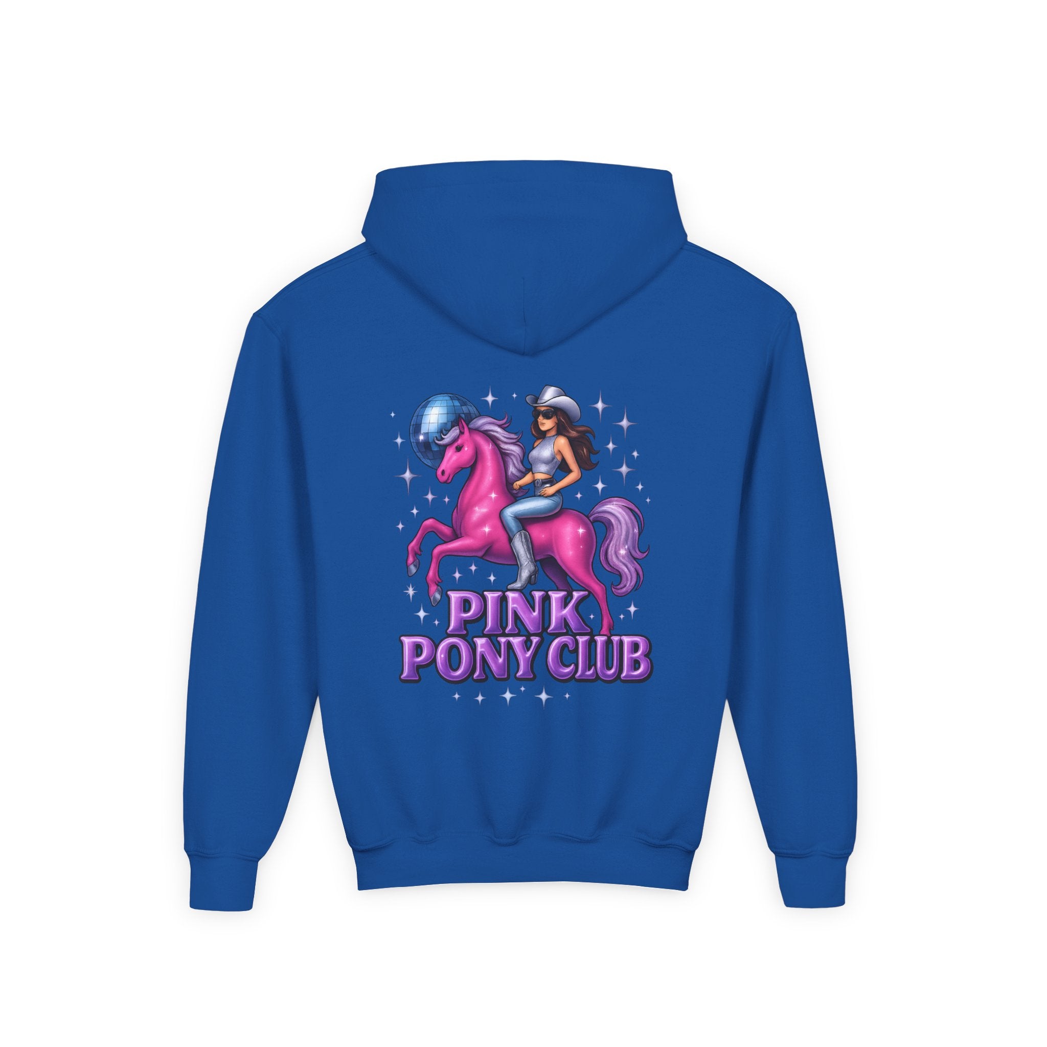 Pink Pony Club Youth Hooded Sweatshirt, Casual Wear