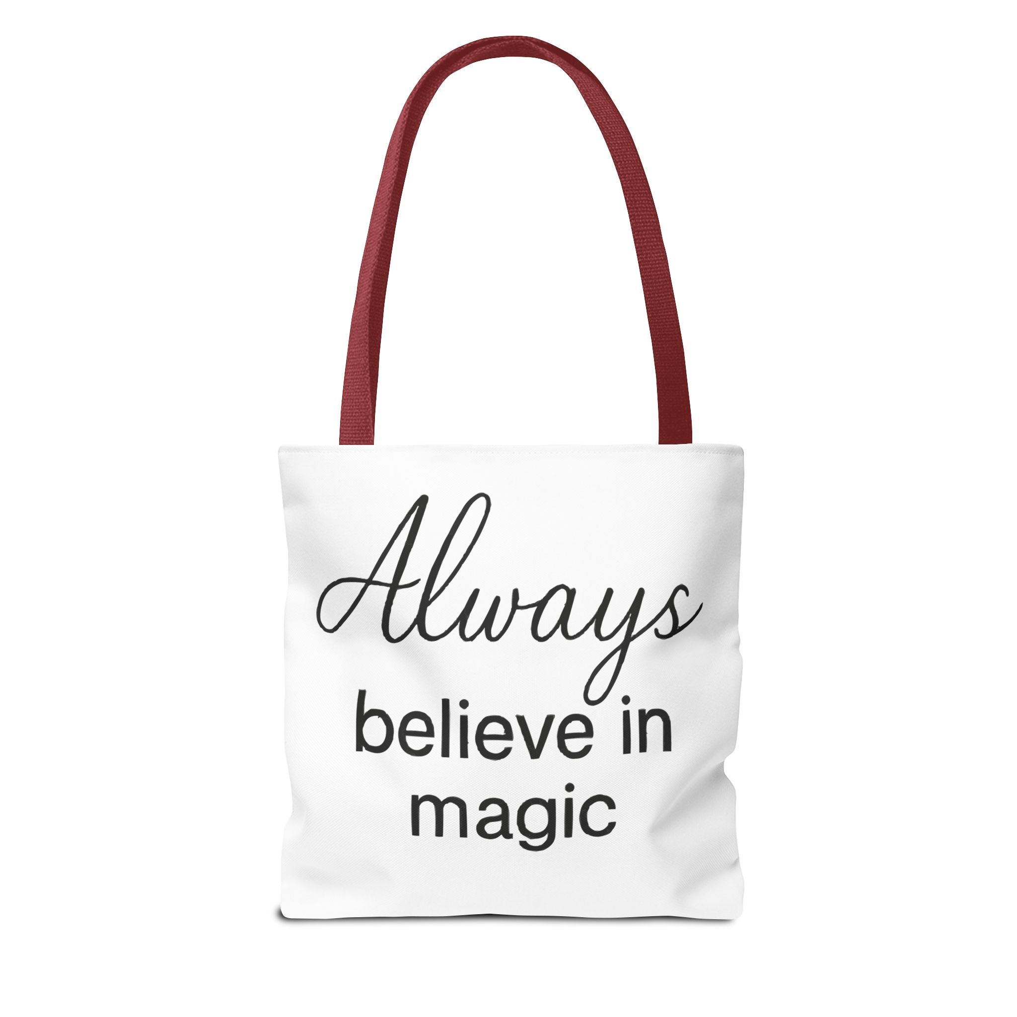 Always Believe in Magic Tote Bag, Inspirational Gift, Eco-Friendly Shopping Bag