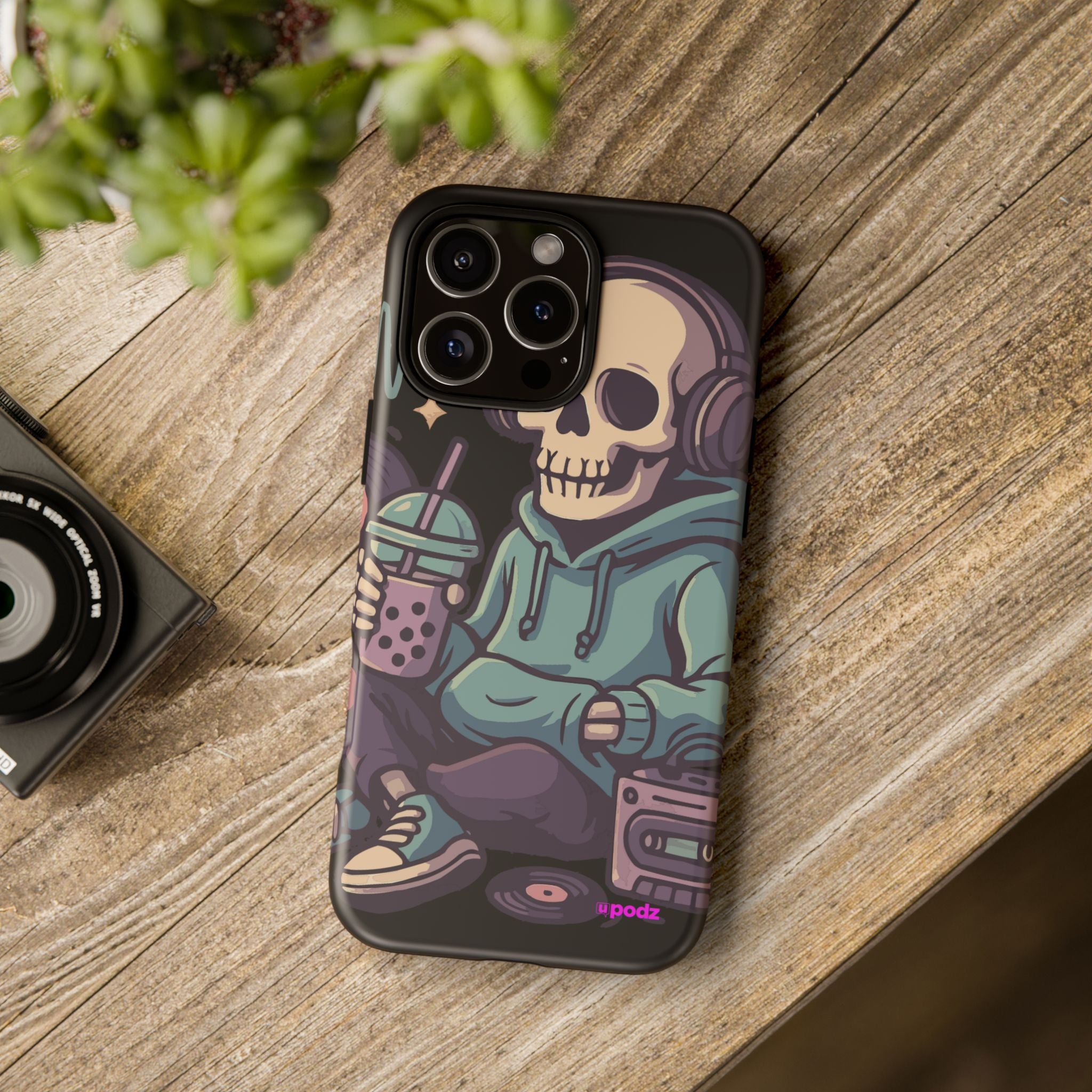 Skull Headphones Design, Tough Cases, Phone Cover