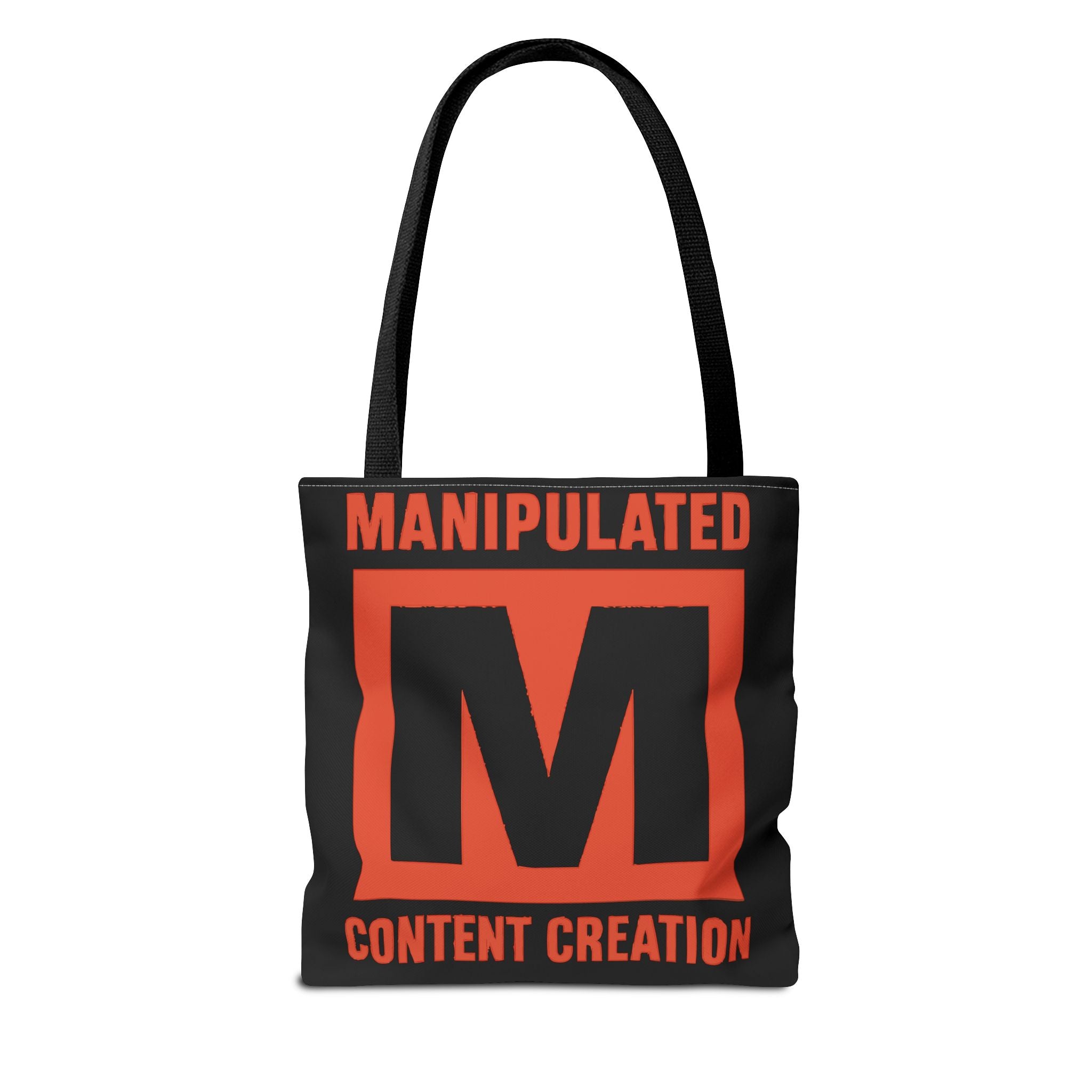 Manipulated Content Tote Bag, Inspirational Gift, Eco-Friendly Shopping Bag