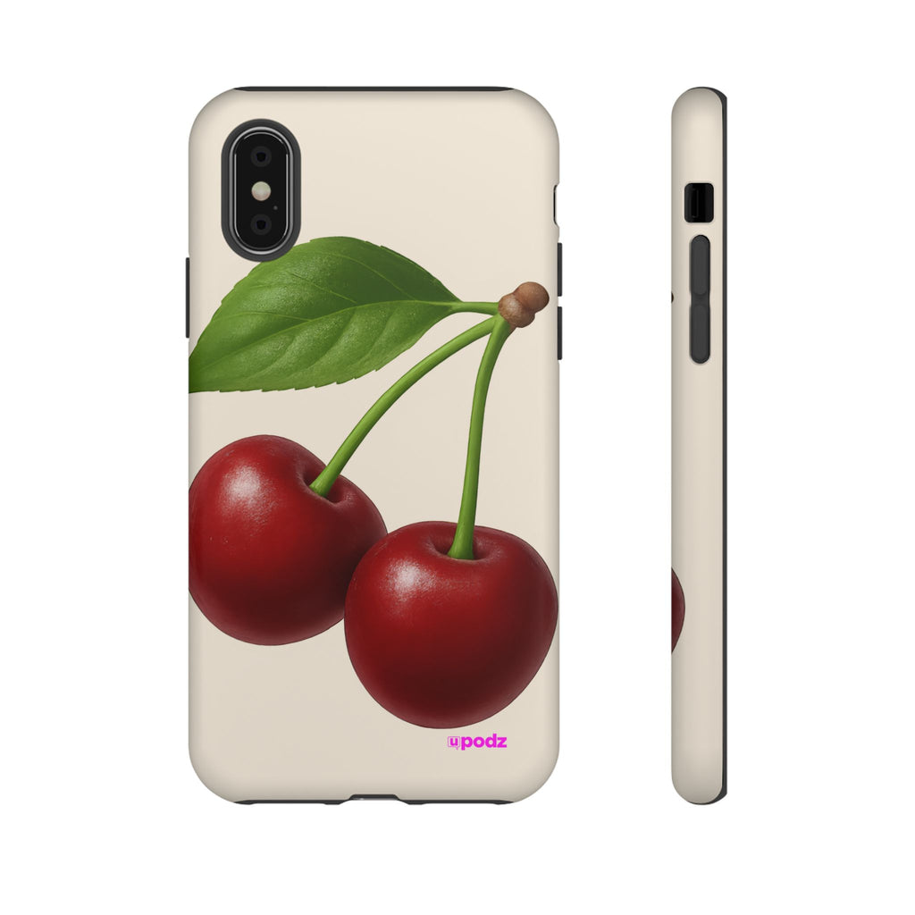 Red Cherry Design, Tough Cases, Phone Cover