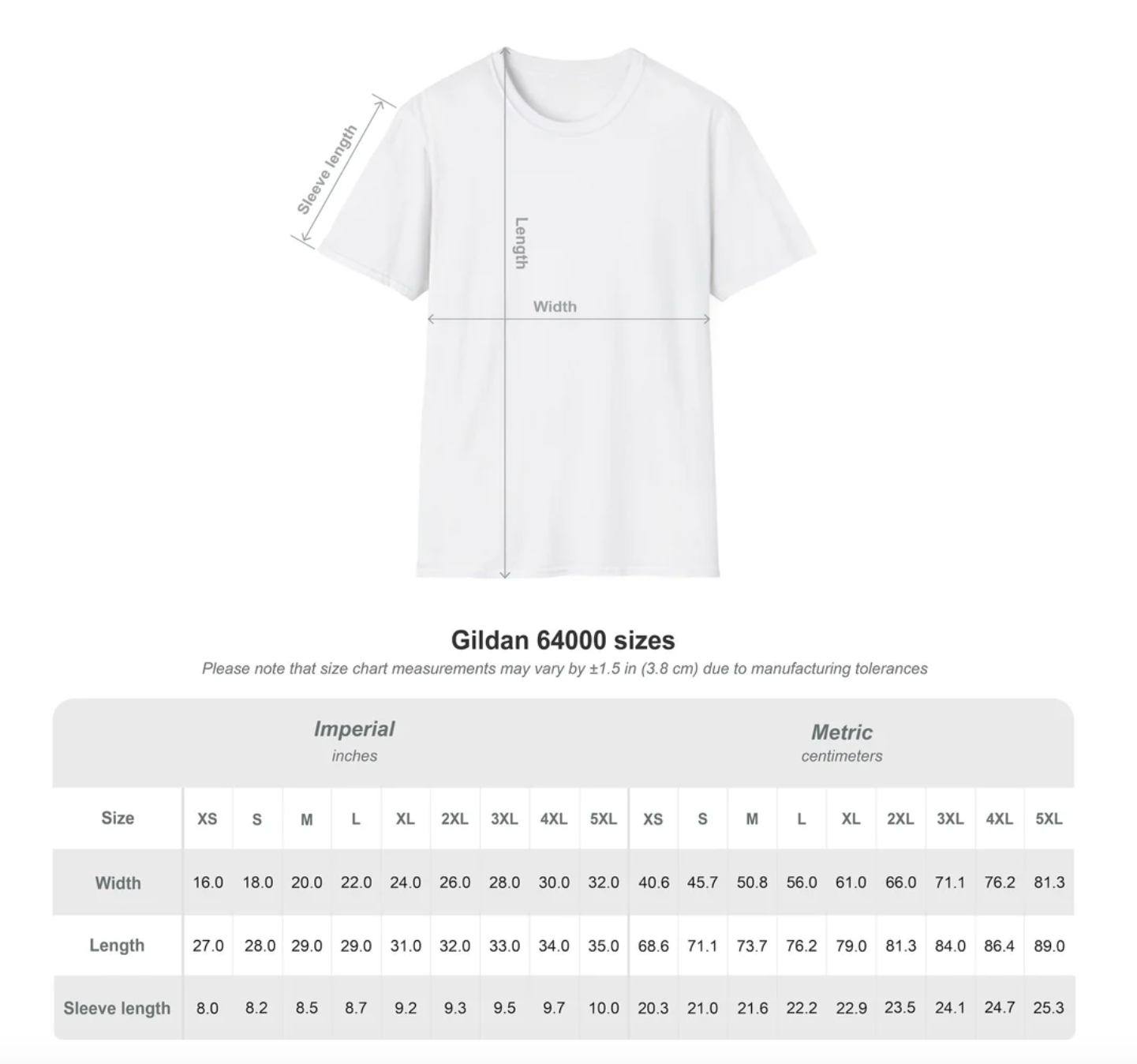 Size guide