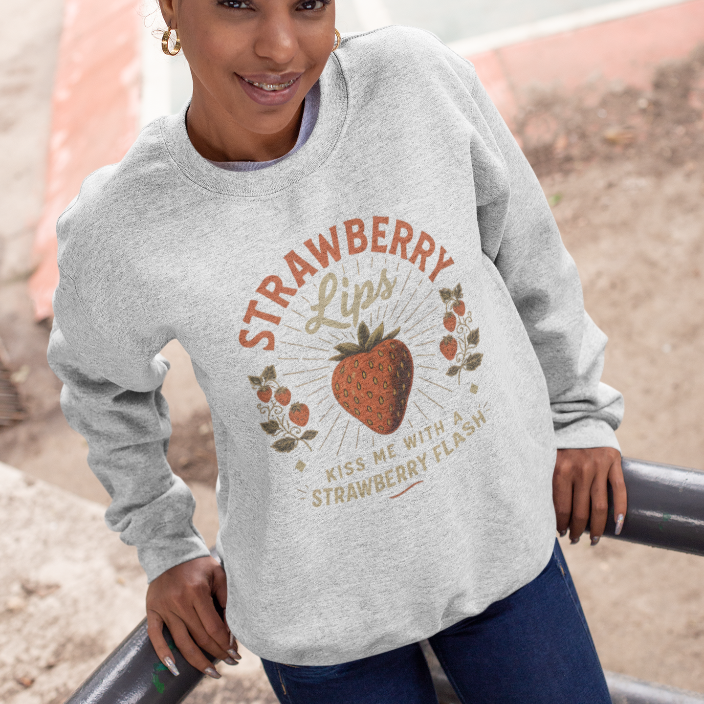 Strawberry Lips, Sweatshirt