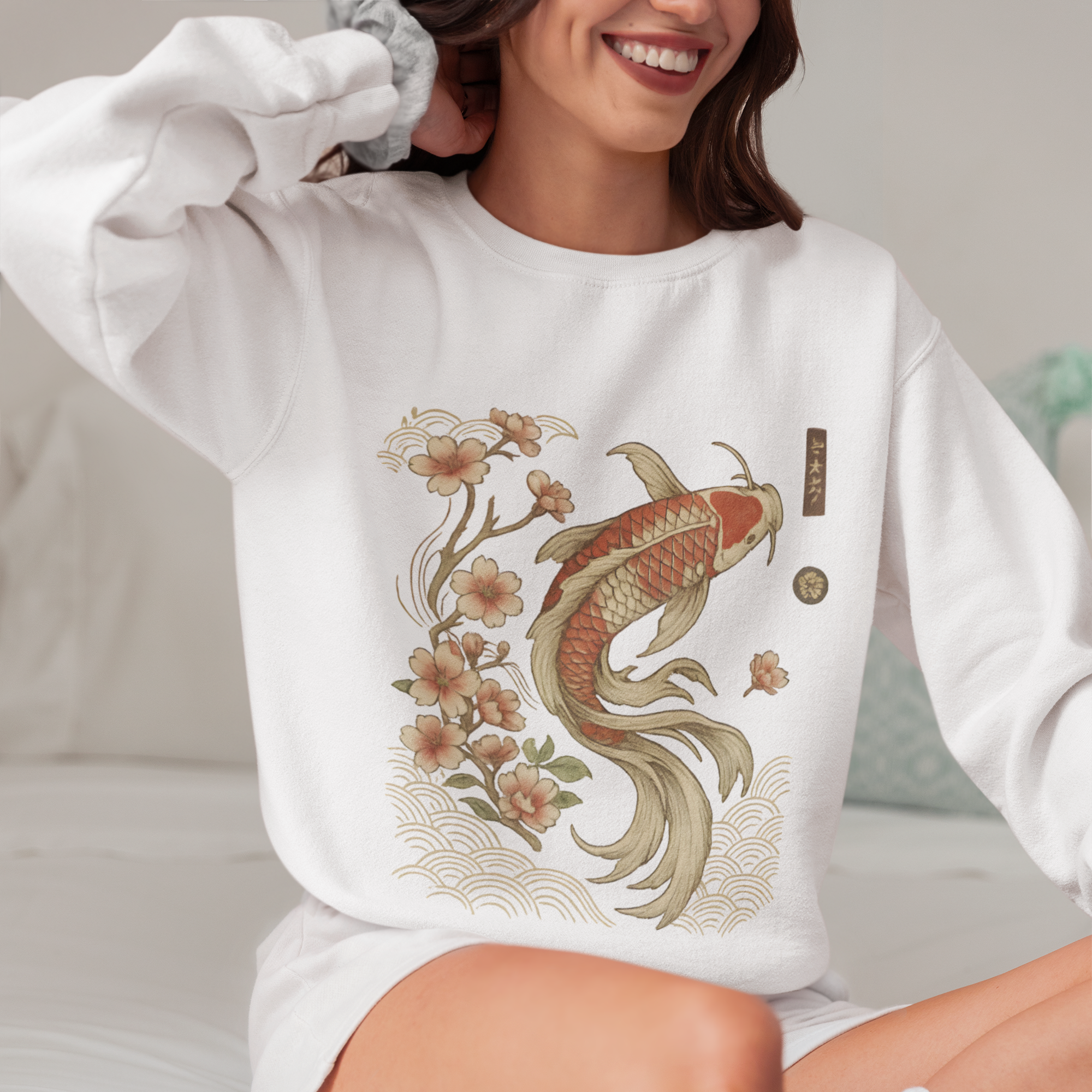 Koi Fish, Sweatshirt