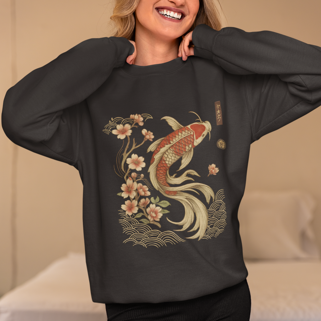 Koi Fish, Sweatshirt